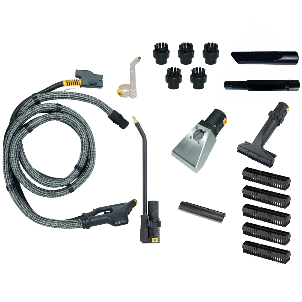 Kit d'accessoires Auto Tecnovap pour nettoyeur vapeur 10 bar