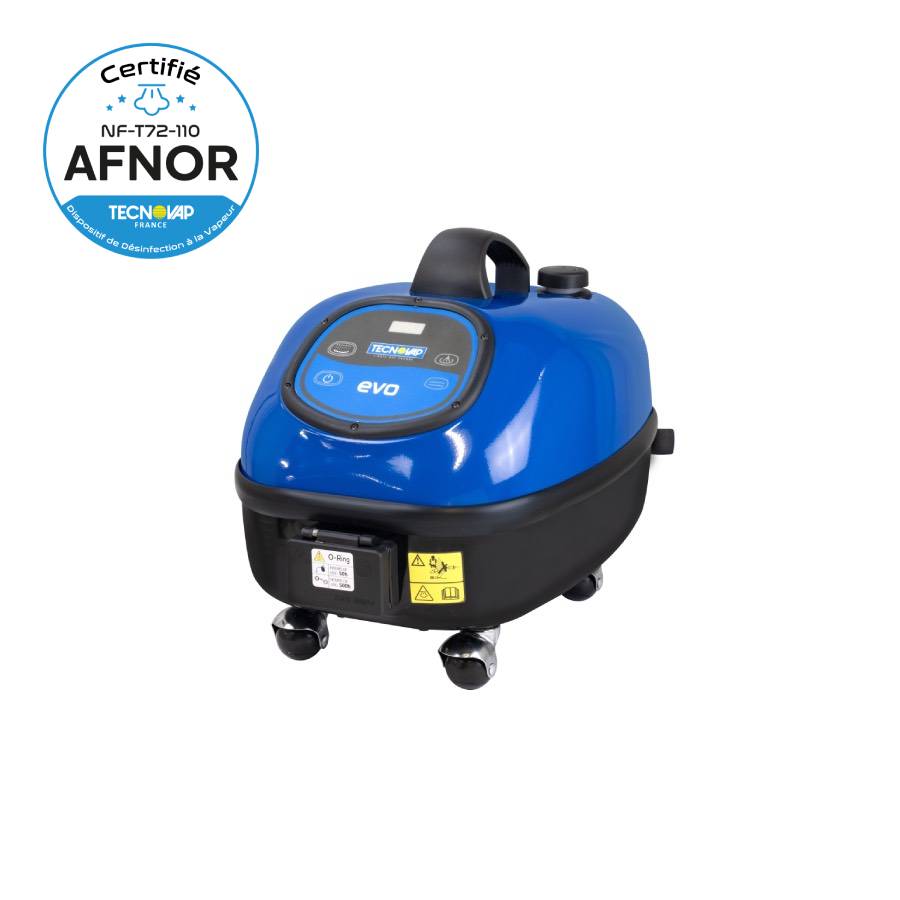 Nettoyeur vapeur Evo Blu 24/7 avec badge Afnor