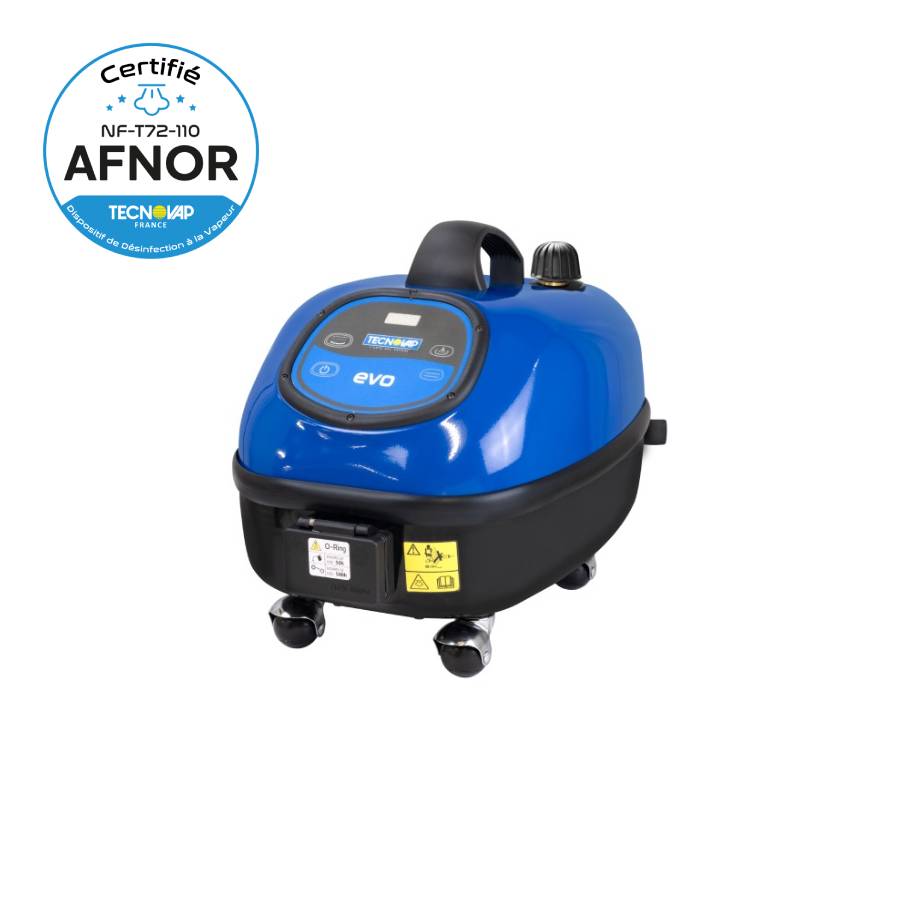 Nettoyeur vapeur Evo Blu Base avec badge Afnor